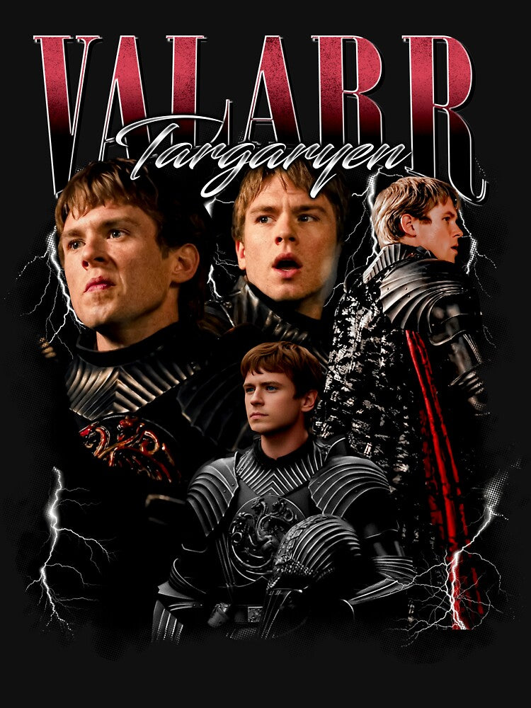 Vintage Valarr Targaryen Bootleg by JacquelinePerki T-Shirts, Hoodie, Sweatshirt | BlankRebels.com (Image 3)