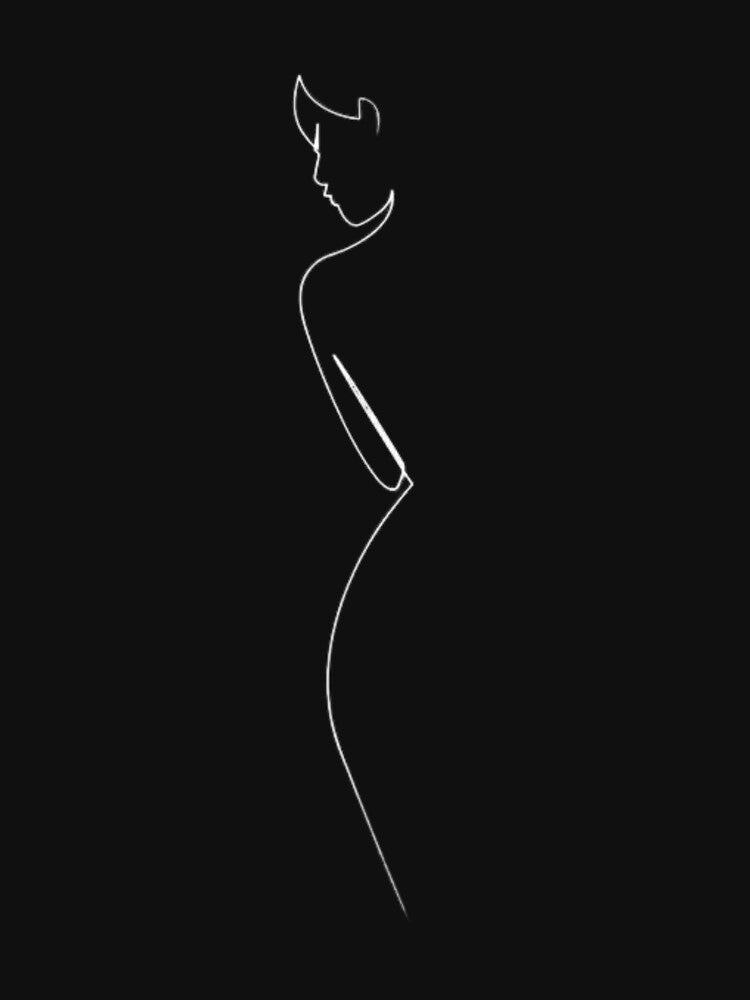 Lady in Line Art by MinimalMores T-Shirts, Hoodie, Sweatshirt | BlankRebels.com (Image 3)