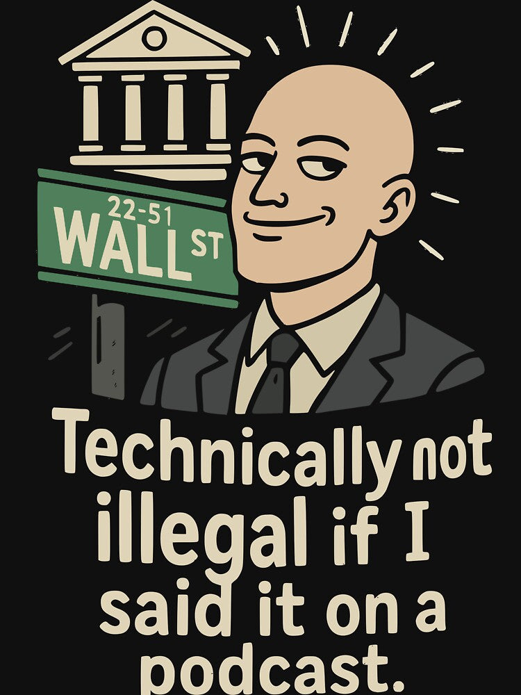 Not Insider Trading If I’m the Insider – Funny Wall Street T-Shirt by Mighty Tees Hoodie, Sweatshirt (Image 3)