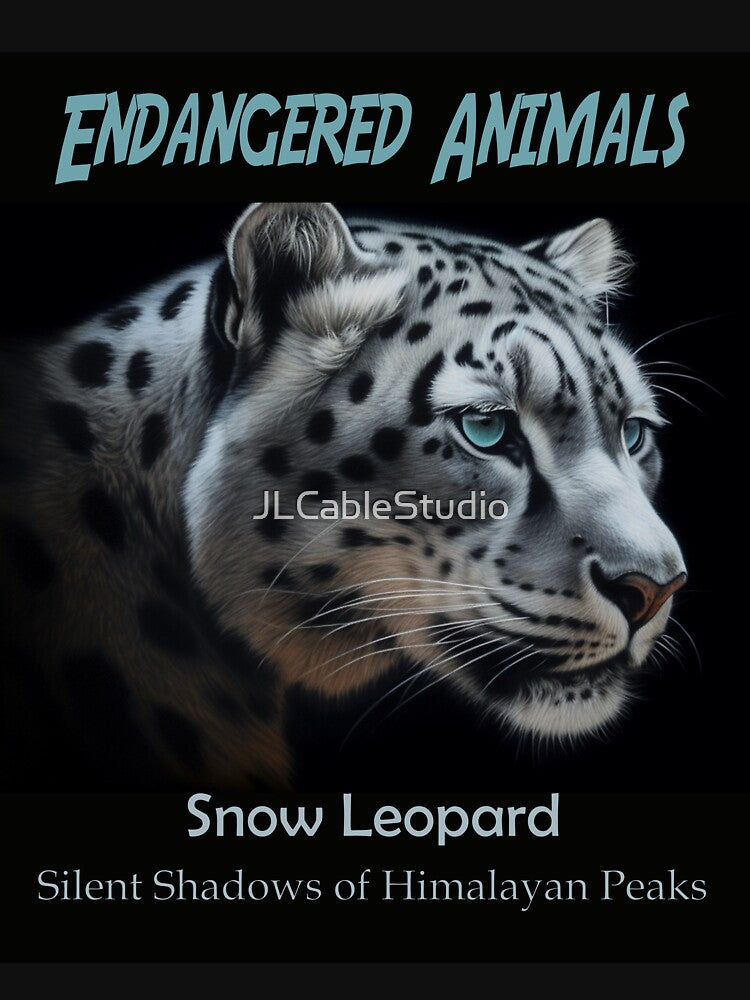 Snow Leopard: Silent Shadows of Himalayan Peaks by JLCableStudio T-Shirts, Hoodie, Sweatshirt | BlankRebels.com (Image 3)