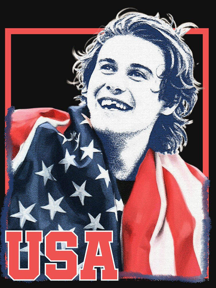 Jack Hughes-USA Hockey Olympics 2026 by ClarenceGarza T-Shirts, Hoodie, Sweatshirt | BlankRebels.com (Image 3)
