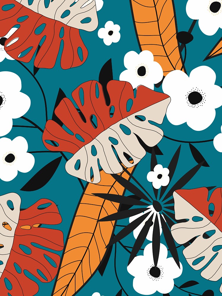 tropical floral by zaher97 T-Shirts, Hoodie, Sweatshirt | BlankRebels.com (Image 3)
