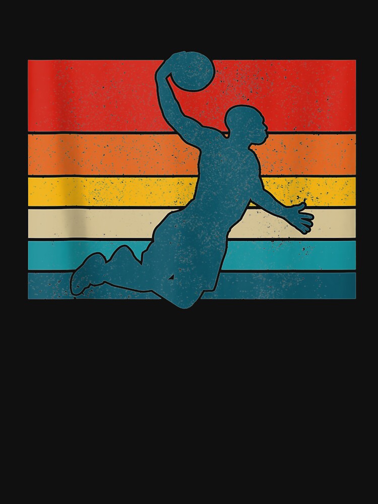 Basketball Player Vintage Retro by LarrySmile T-Shirts, Hoodie, Sweatshirt | BlankRebels.com (Image 3)