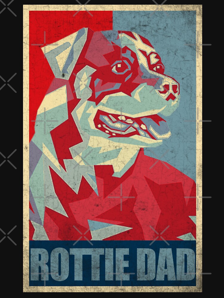 Vintage Rottie Dad Rottweiler Dog Owner by Africanob T-Shirts, Hoodie, Sweatshirt | BlankRebels.com (Image 3)