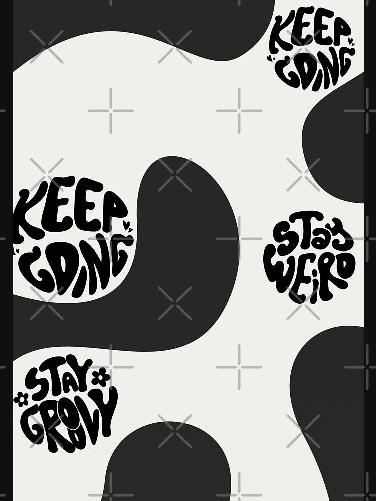 Keep going, stay weird, stay groovy design modern wavy by raymishop T-Shirts, Hoodie, Sweatshirt | BlankRebels.com (Image 3)