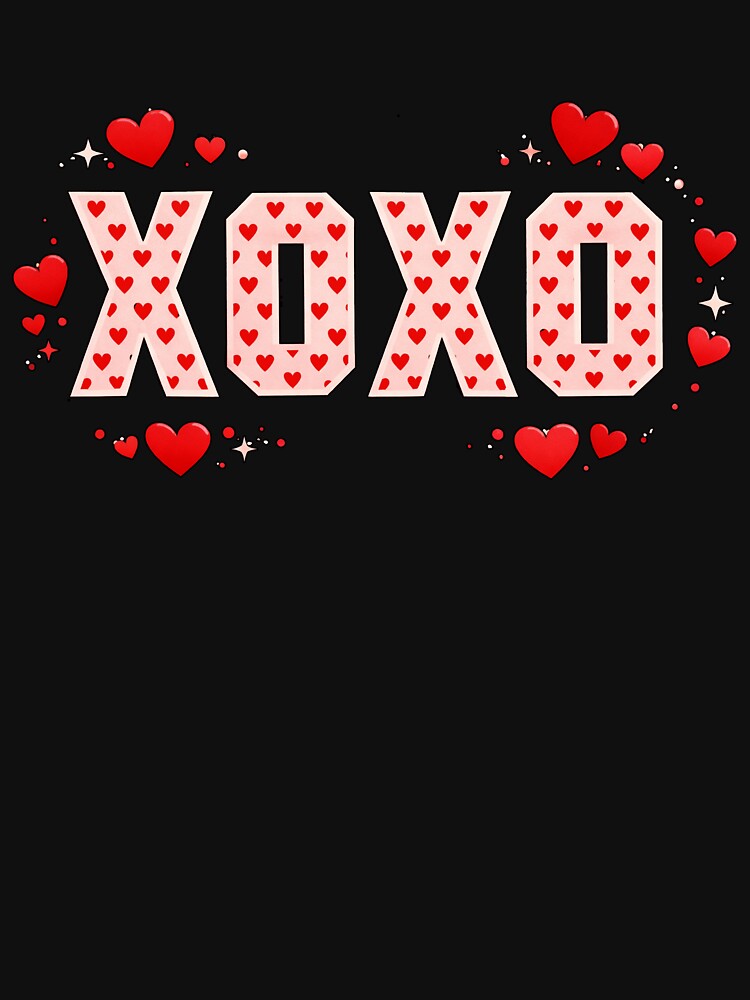 Xoxo Valentine by jolihanot T-Shirts, Hoodie, Sweatshirt | BlankRebels.com (Image 3)