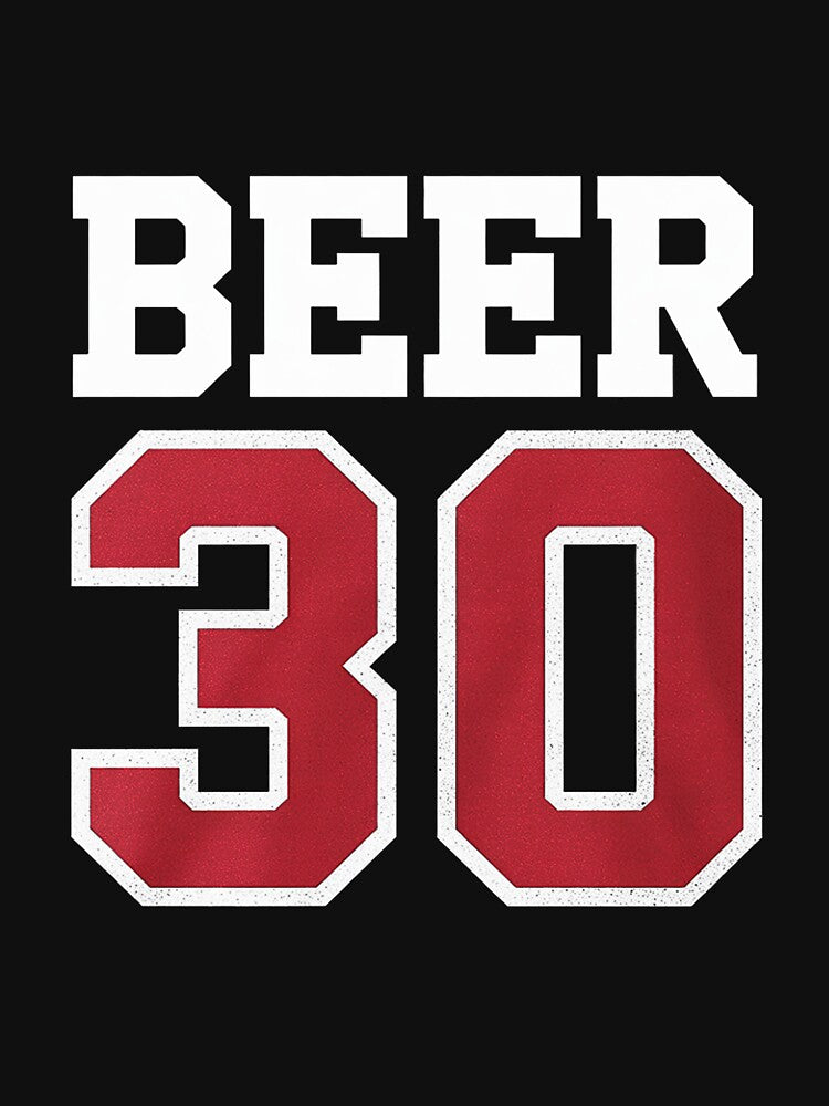 Beer 30 Athlete Uniform Jersey Gag Gift Joke Novelty by margaridroso
