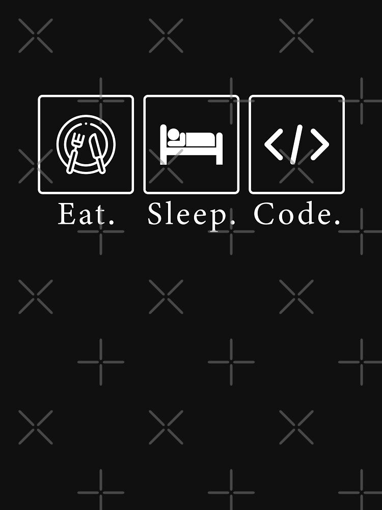 Eat Sleep Code by yoshra T-Shirts, Hoodie, Sweatshirt | BlankRebels.com (Image 3)