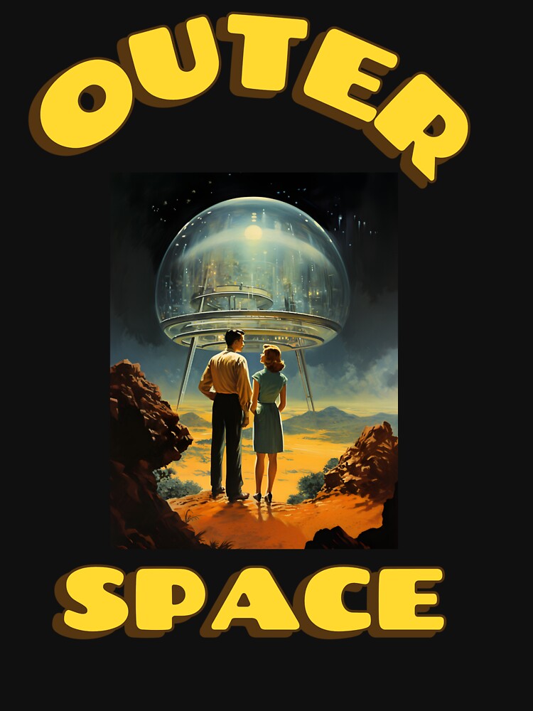 Vintage SciFi UFO Alien Invasion Mars Outer Space T-Shirts, Hoodie, Sweatshirt