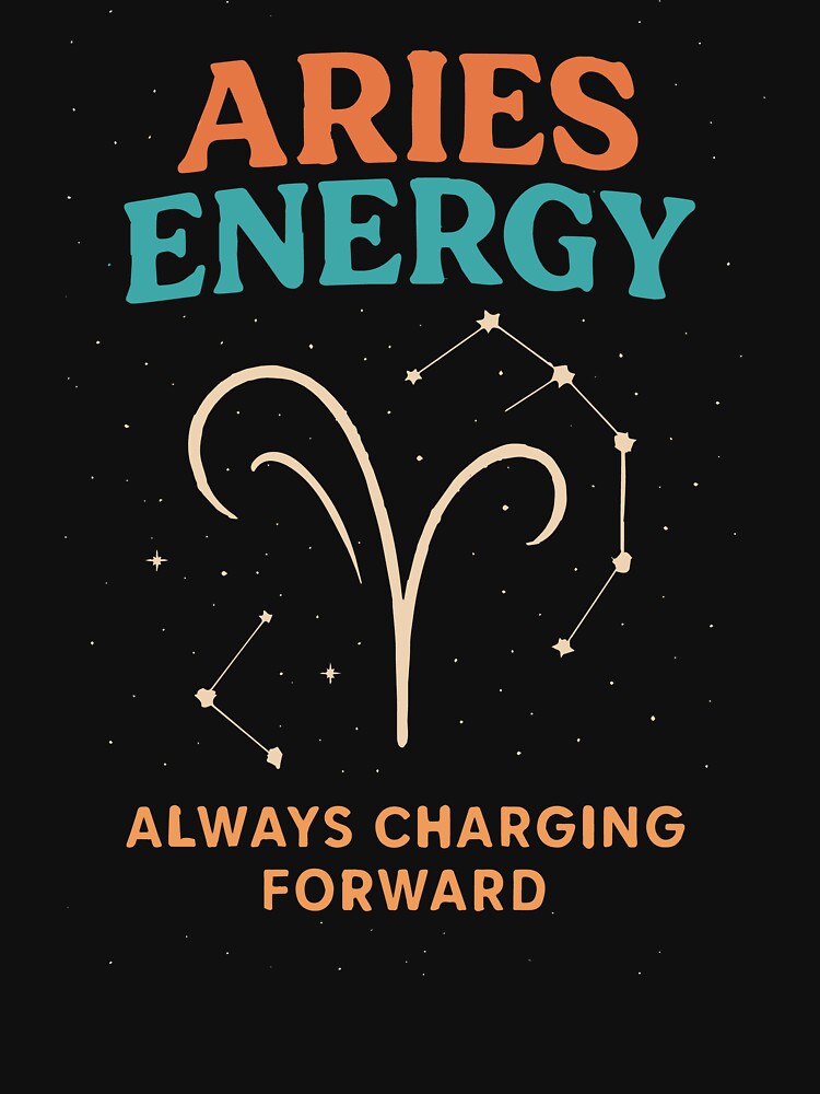 Aries Energy – Retro Minimalist Zodiac Design by Mehmet Hanifi Ekşi T-Shirts, Hoodie, Sweatshirt | BlankRebels.com (Image 3)