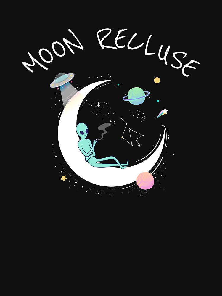 Moon Recluse Alien by sasigifts T-Shirts, Hoodie, Sweatshirt | BlankRebels.com (Image 3)