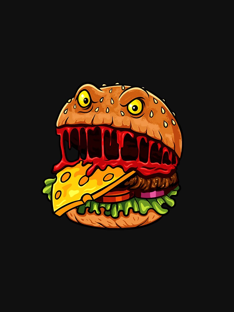 Hungry Burger Art. by Mahesh95singh T-Shirts, Hoodie, Sweatshirt | BlankRebels.com (Image 3)