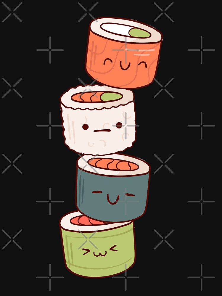 sushi smiles by FLOWER--ART T-Shirts, Hoodie, Sweatshirt | BlankRebels.com (Image 3)