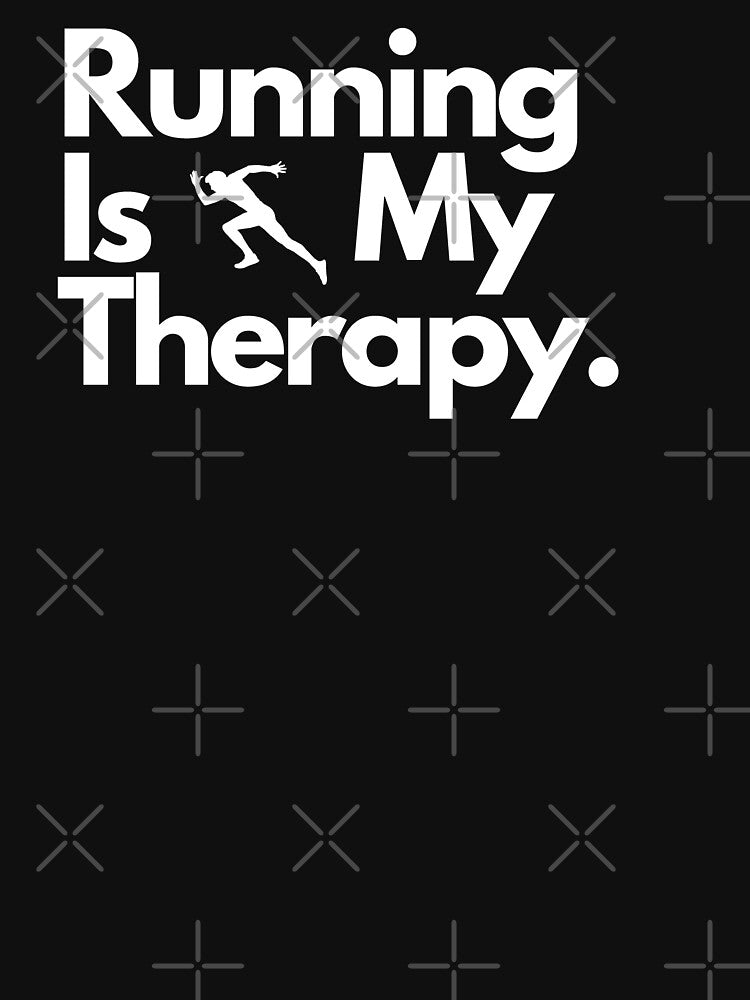 Running Is My Therapy by Gmaish T-Shirts, Hoodie, Sweatshirt | BlankRebels.com (Image 3)