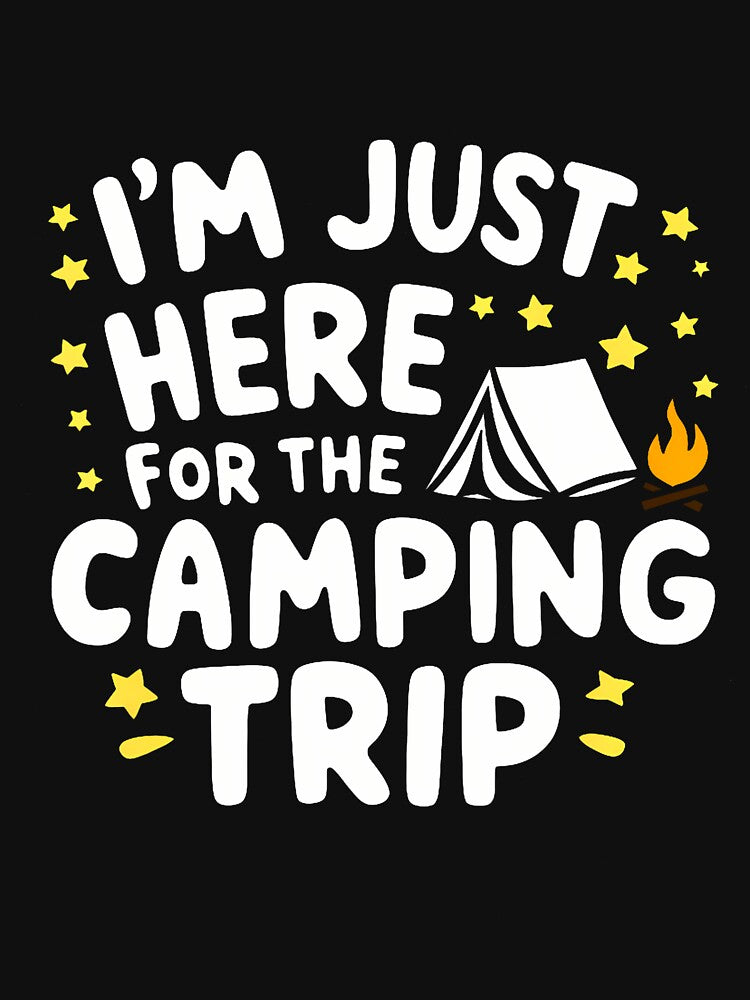 I'M Just Here For The Camping Trip Funny Kid Camp Gear by kowaldtlbung T-Shirts, Hoodie, Sweatshirt (Image 3)