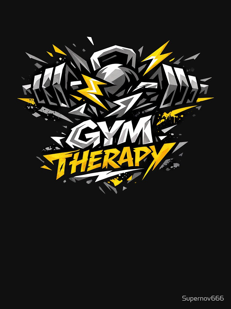 Gym Therapy – Power Meets Mindset by ForeverPrintsOK T-Shirts, Hoodie, Sweatshirt | BlankRebels.com (Image 3)