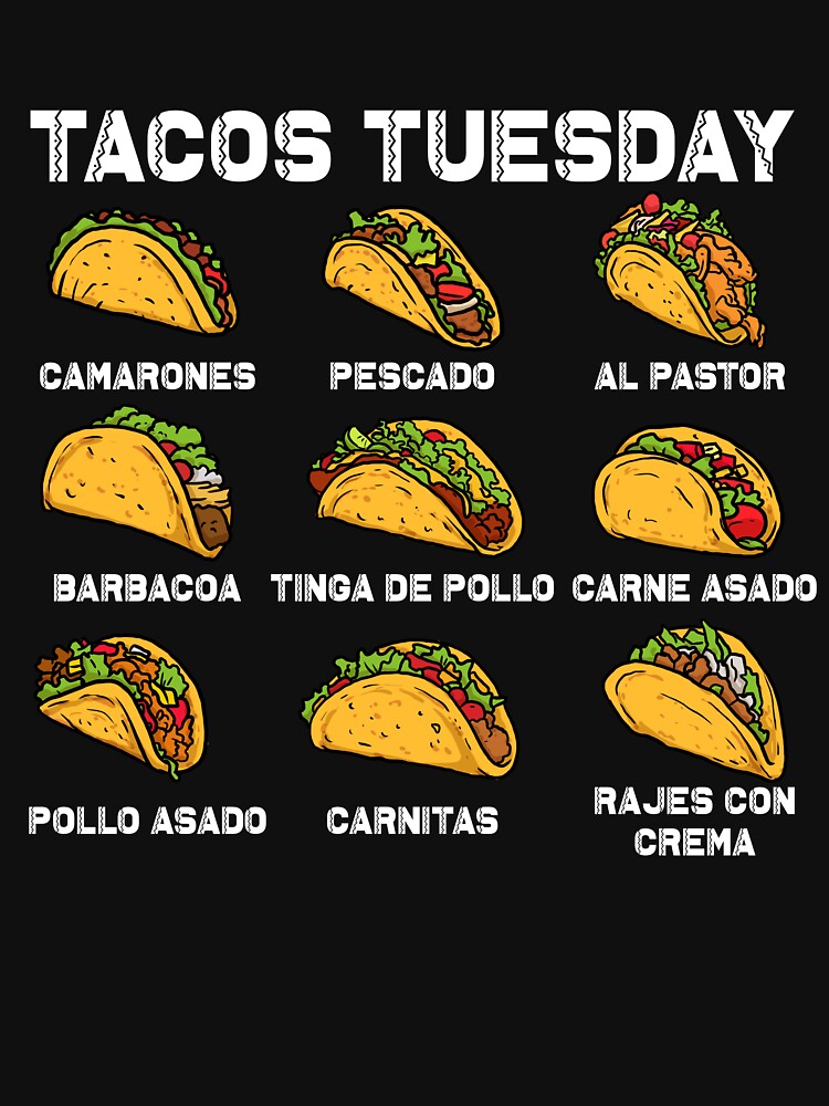 Taco Tuesdays Funny Cinco De Mayo Taco Tuesday Gear by DynamicDesign T-Shirts, Hoodie, Sweatshirt | BlankRebels.com (Image 3)