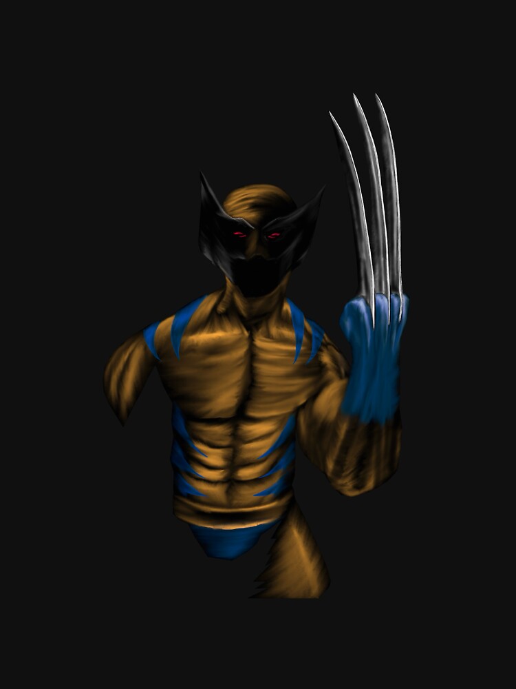 Ultra Blue Aggression (Wolverine) - No background by TheArtOfChaz