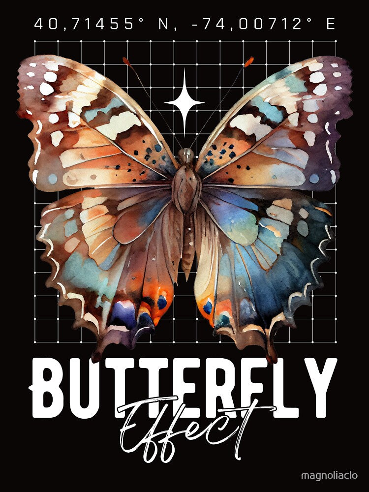 BUTTERFLY EFFECT graphic shirt by magnoliaclo Hoodie, Sweatshirt | BlankRebels.com (Image 3)