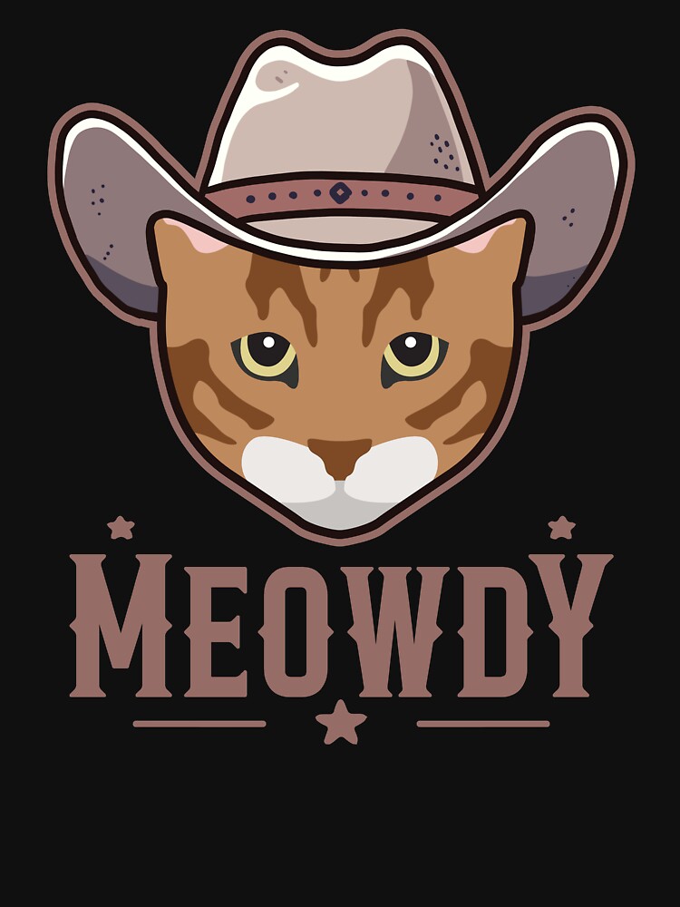Toyger Cat Meowdy by Clara Hollins T-Shirts, Hoodie, Sweatshirt | BlankRebels.com (Image 3)
