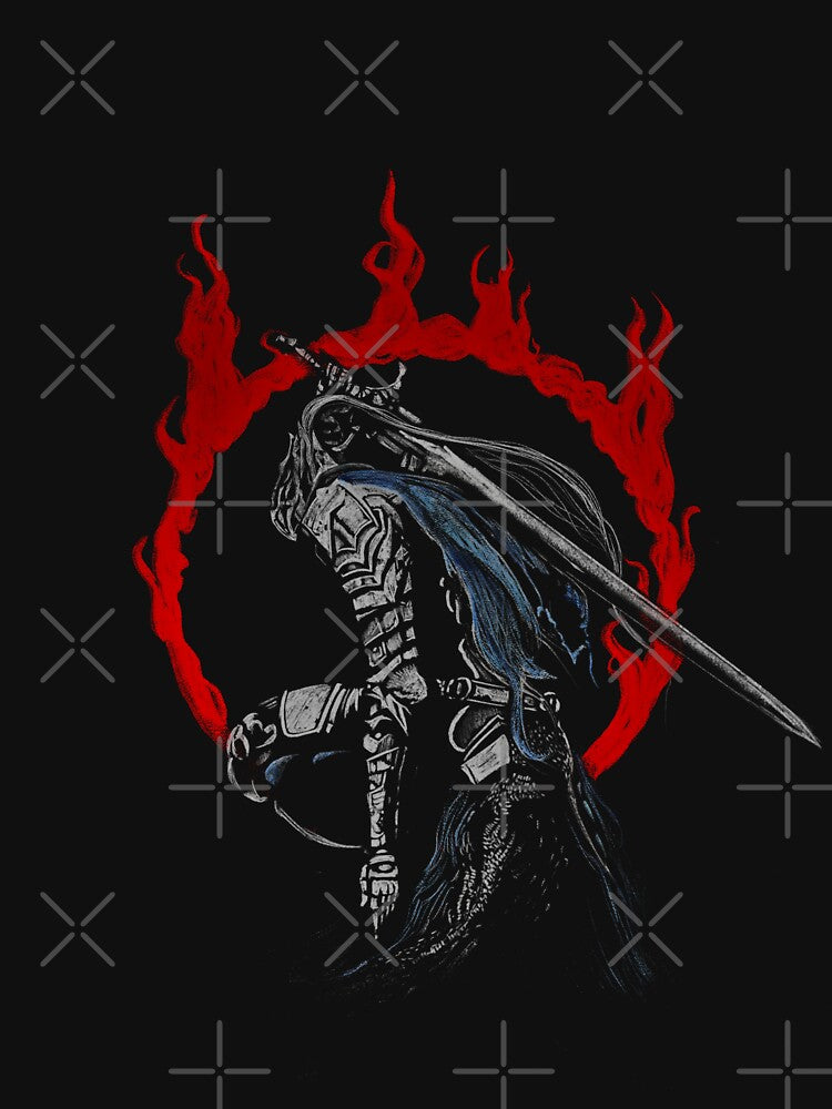 Artorias the Abysswalker – Dark Souls Dark Fantasy Knight Artwork by trentnin T-Shirts, Hoodie, Sweatshirt (Image 3)