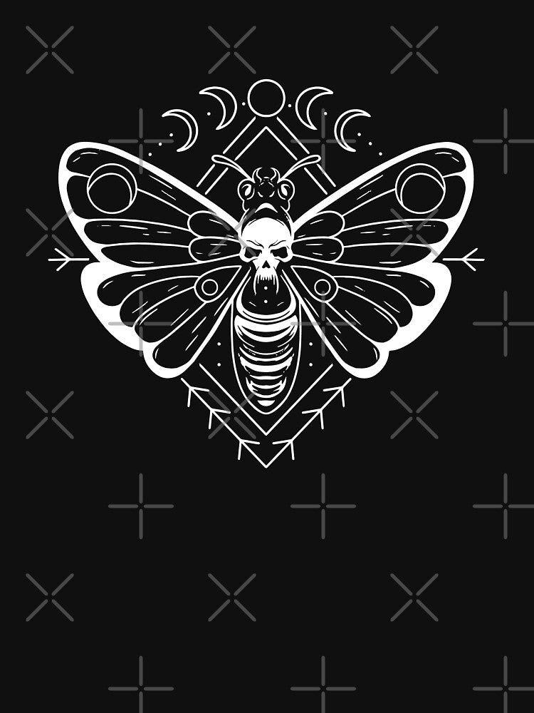 skull moth by DerSenat T-Shirts, Hoodie, Sweatshirt | BlankRebels.com (Image 3)