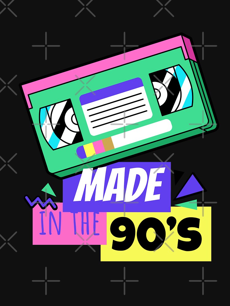 Made In the 90's -  Old School VHS 90s Design - by onjcdesign T-Shirts, Hoodie, Sweatshirt | BlankRebels.com (Image 3)