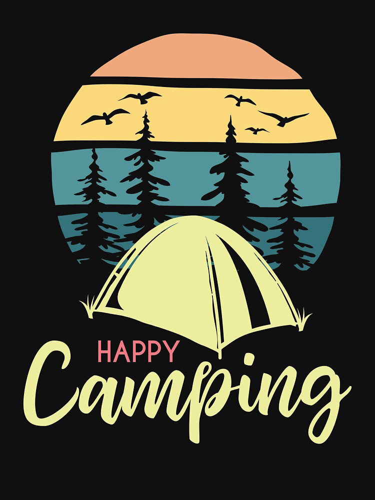 Happy Camping by Zmunki T-Shirts, Hoodie, Sweatshirt | BlankRebels.com (Image 3)