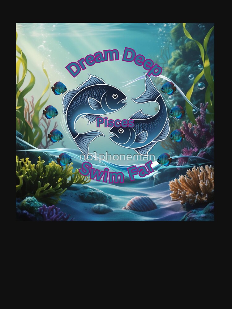 Magical Pisces – Dreamy, Ethereal Zodiac Design | Pisces Sign by Dream Wear T-Shirts, Hoodie, Sweatshirt (Image 3)