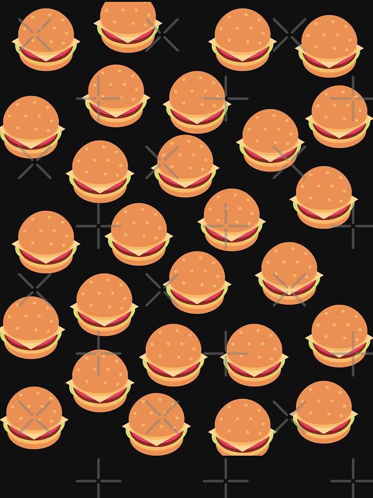 Burger pattern, cheese burgers by fra02 T-Shirts, Hoodie, Sweatshirt | BlankRebels.com (Image 3)