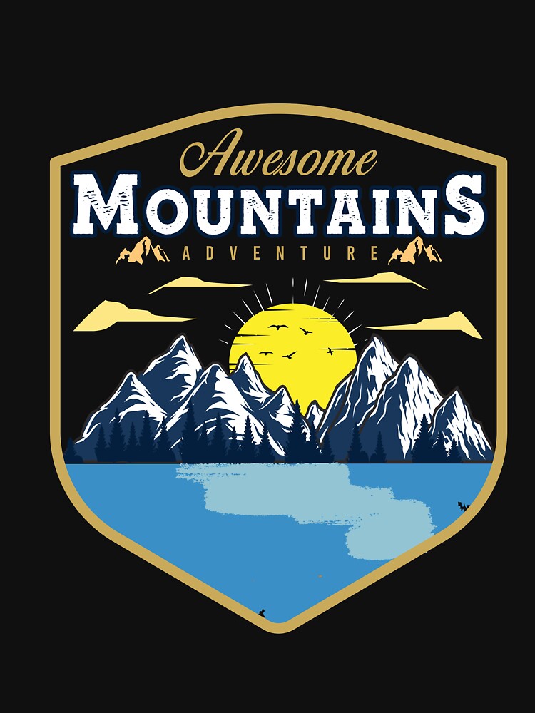 mountain adventure by Graphicbazaar10 T-Shirts, Hoodie, Sweatshirt | BlankRebels.com (Image 3)