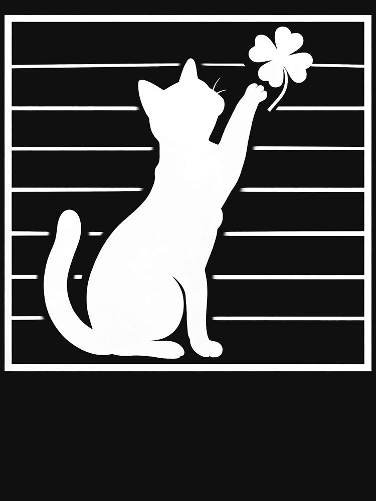 St Patricks Day Cat Lucky Shamrock by Kladhadredo T-Shirts, Hoodie, Sweatshirt | BlankRebels.com (Image 3)