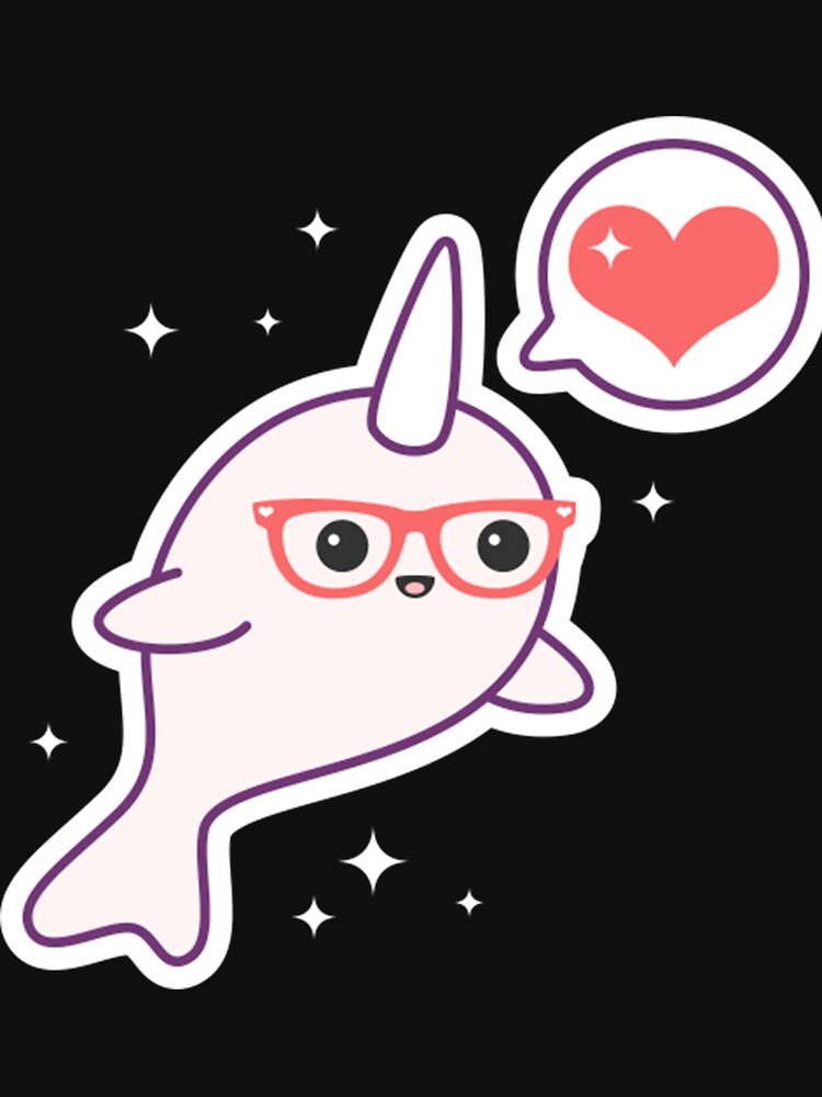 Nerd Narwhal by DavidPascall T-Shirts, Hoodie, Sweatshirt | BlankRebels.com (Image 3)