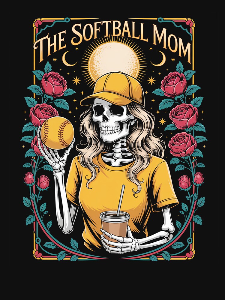 Softball Mom Tarot Card by DianaStantzo T-Shirts, Hoodie, Sweatshirt | BlankRebels.com (Image 3)