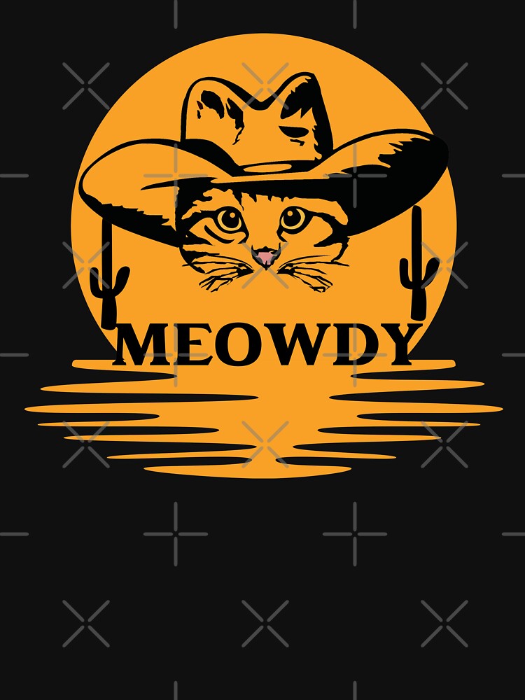 Meowdy Cat Orange Sunset by HappyLifeCreate T-Shirts, Hoodie, Sweatshirt | BlankRebels.com (Image 3)