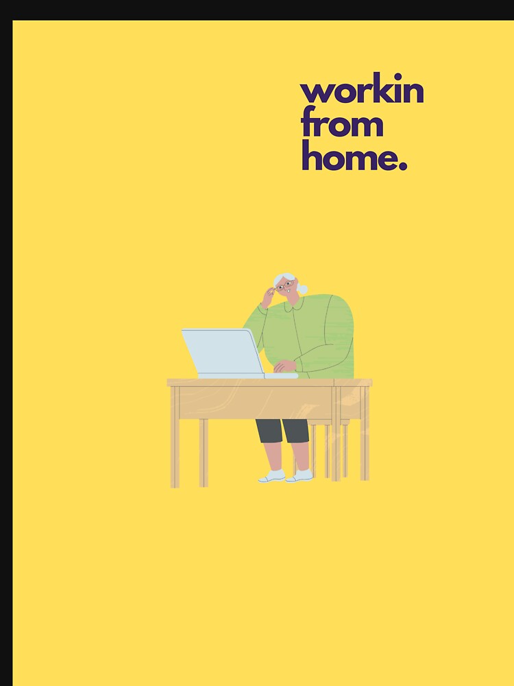 Work from home by Sshmorr T-Shirts, Hoodie, Sweatshirt | BlankRebels.com (Image 3)