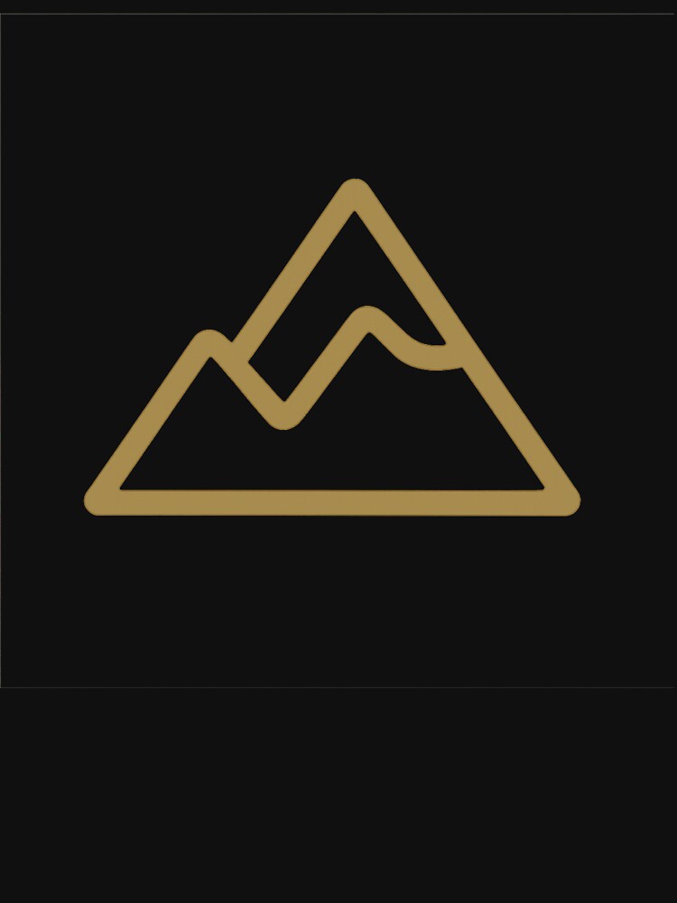 Minimal Gold Mountain – Adventure Hiking Line Art by PunchDrop T-Shirts, Hoodie, Sweatshirt | BlankRebels.com (Image 3)