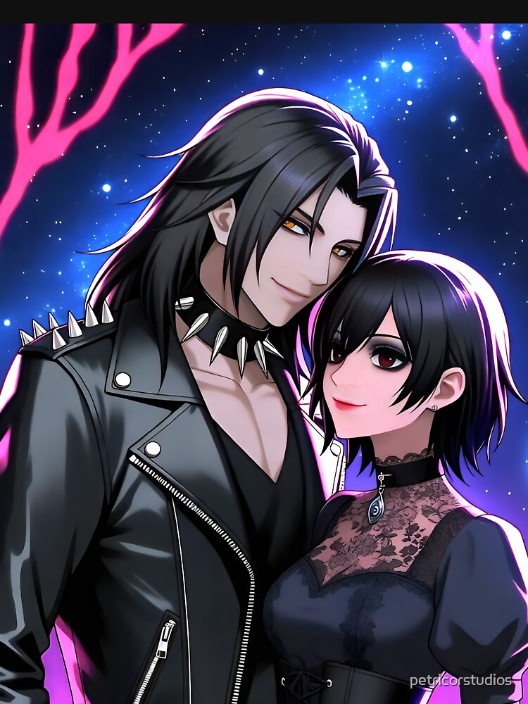 Happy Valentine's Day, Aesthetic Goth Couple! by petricorstudios T-Shirts, Hoodie, Sweatshirt | BlankRebels.com (Image 3)