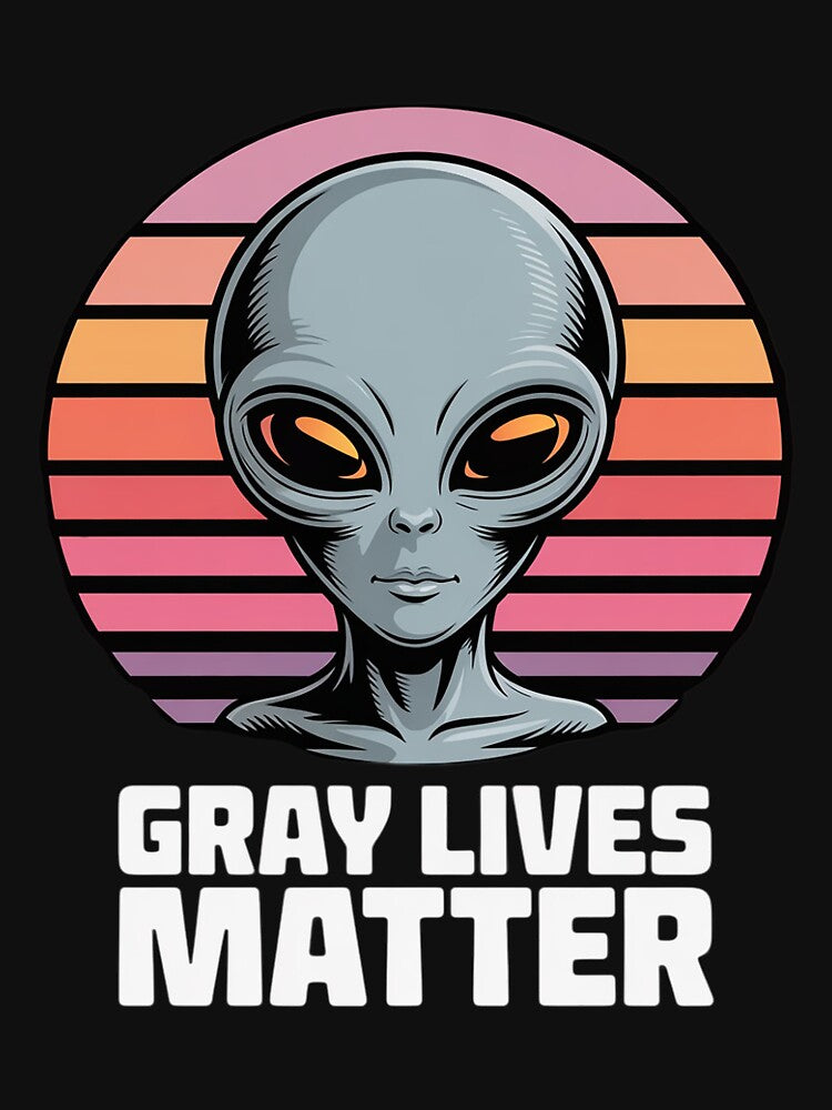 Gray Lives Matter UFO Alien Extraterrestrial Grey by gerardostokes T-Shirts, Hoodie, Sweatshirt | BlankRebels.com (Image 3)