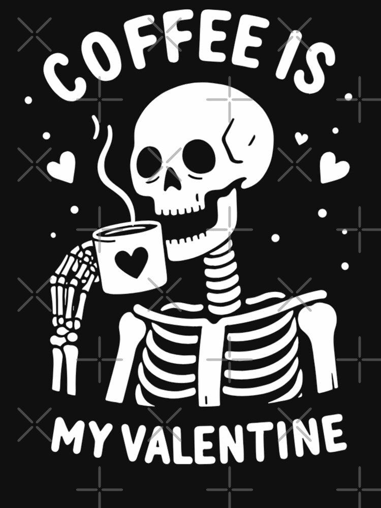 Bee my Valentine - skeleton valentine - Couple valentine coffee by teedory T-Shirts, Hoodie, Sweatshirt (Image 3)