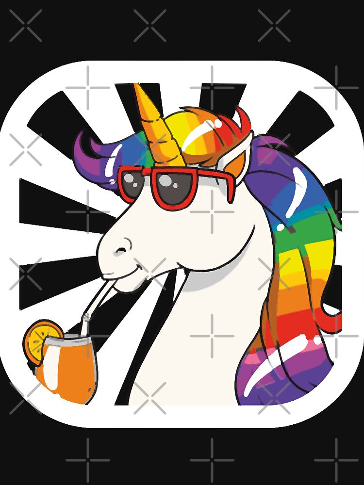 Unicorn drinking Juice by HumbleShirt T-Shirts, Hoodie, Sweatshirt | BlankRebels.com (Image 3)