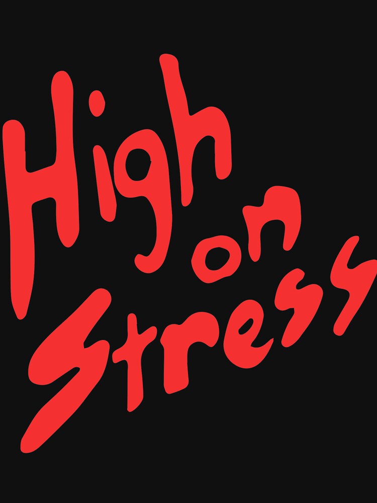 Revenge Of The Nerds High On Stress Apparel White nerd by ChadRhodesia T-Shirts, Hoodie, Sweatshirt (Image 3)