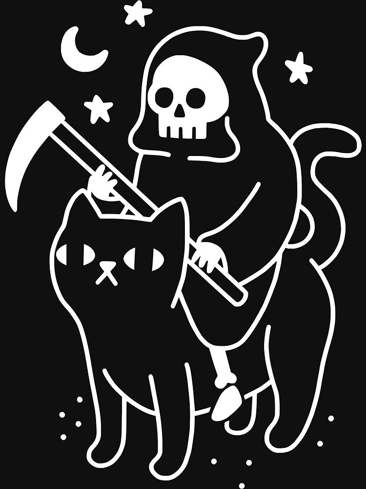 Death Rides A Black Cat Classic T-Shirt by traceyk3cch Hoodie, Sweatshirt | BlankRebels.com (Image 3)