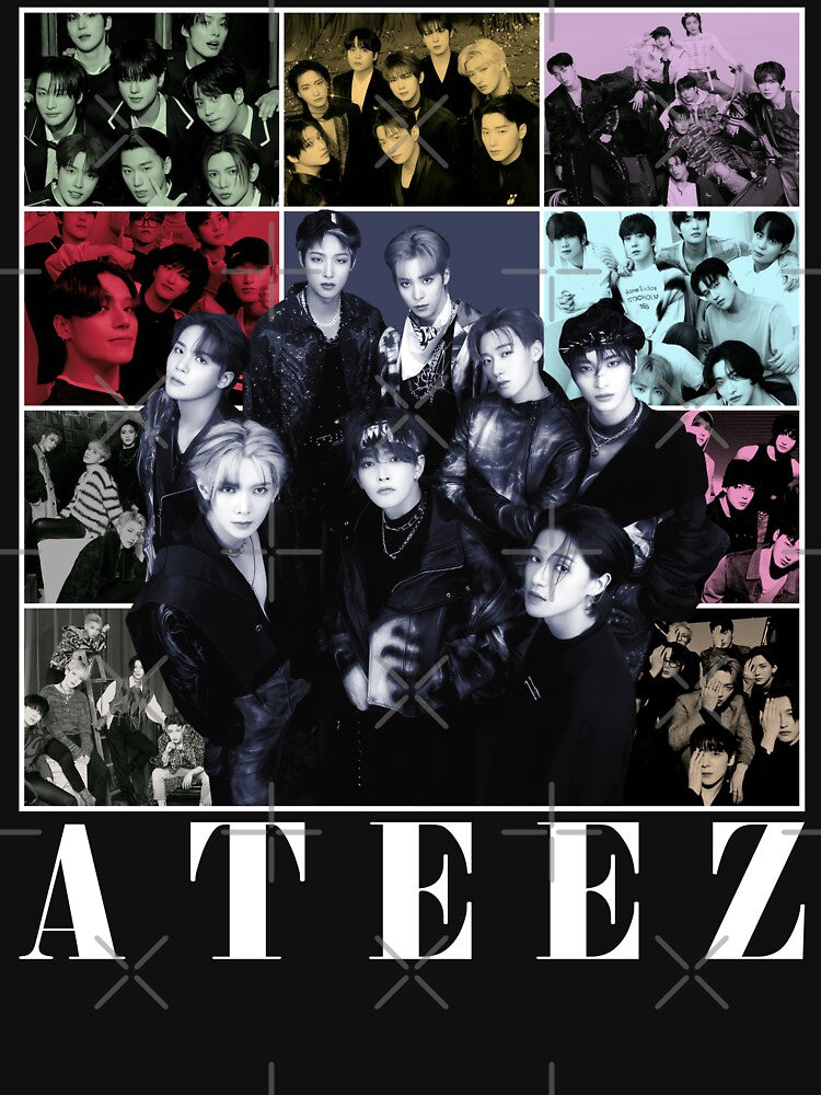 Vintage Ateez Kpop by didiershreves T-Shirts, Hoodie, Sweatshirt | BlankRebels.com (Image 3)