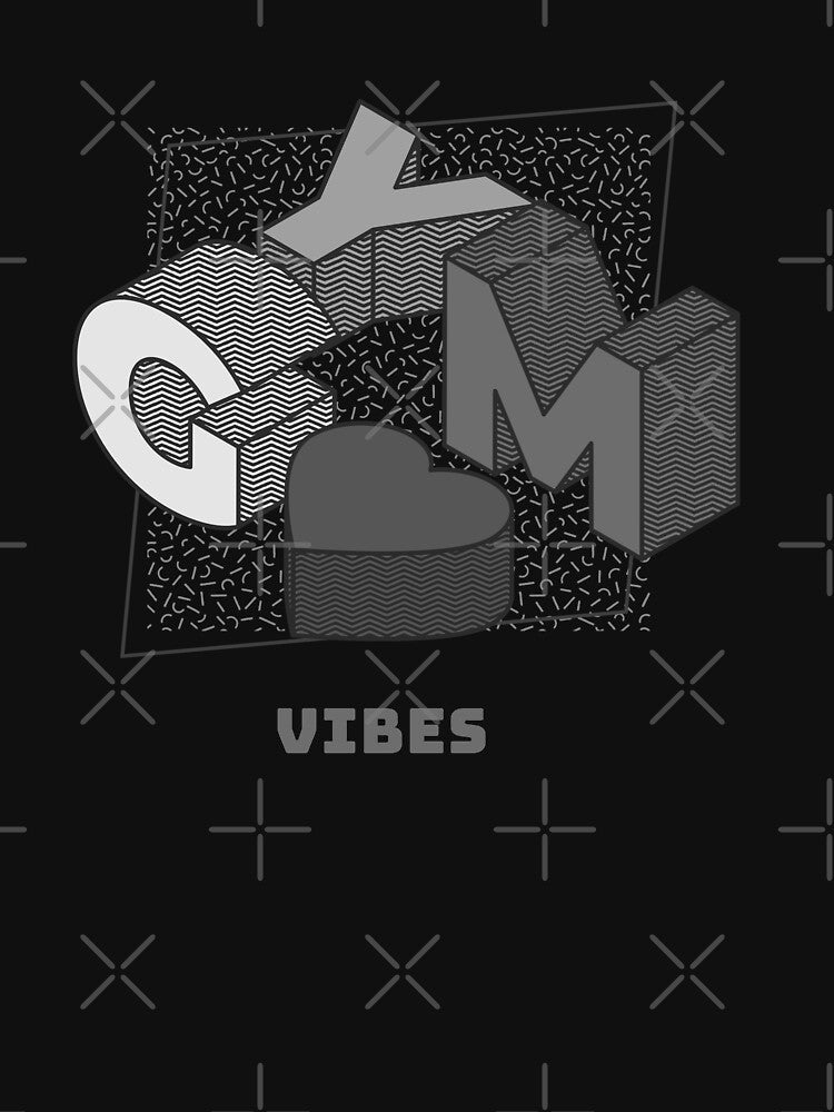 GYM Vibes- Isometric Letters by joabaj T-Shirts, Hoodie, Sweatshirt | BlankRebels.com (Image 3)