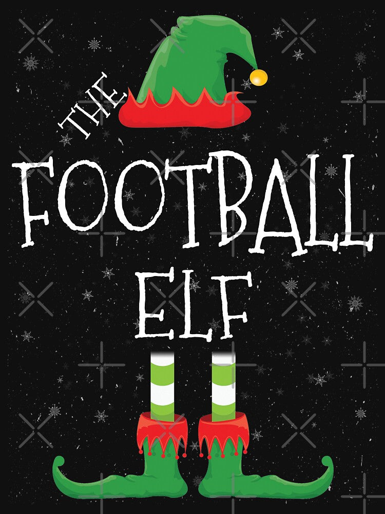 Football Elf Family Matching Christmas Group Funny Gift by DavisHasari T-Shirts, Hoodie, Sweatshirt (Image 3)