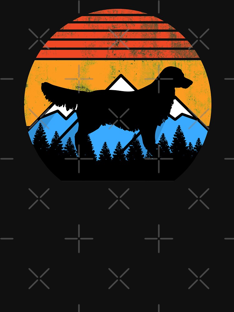 Distressed Vintage Sunset Mountains and Forest Golden Retriever Dog Gift by Guarddogdrive T-Shirts, Hoodie,... (Image 3)