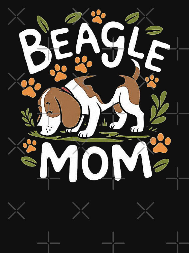 Beagle Mom - Cute Beagle Sniffing Art for Dog Lovers, Pet Moms, and Animal Lovers | Perfect Dog Family Gift for... (Image 3)