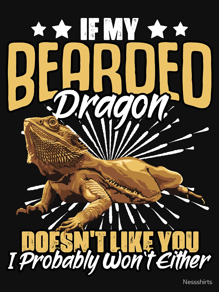 Funny Bearded Dragon Owner For Lizard Fans Reptile Pet Lover by Nessshirts T-Shirts, Hoodie, Sweatshirt (Image 3)
