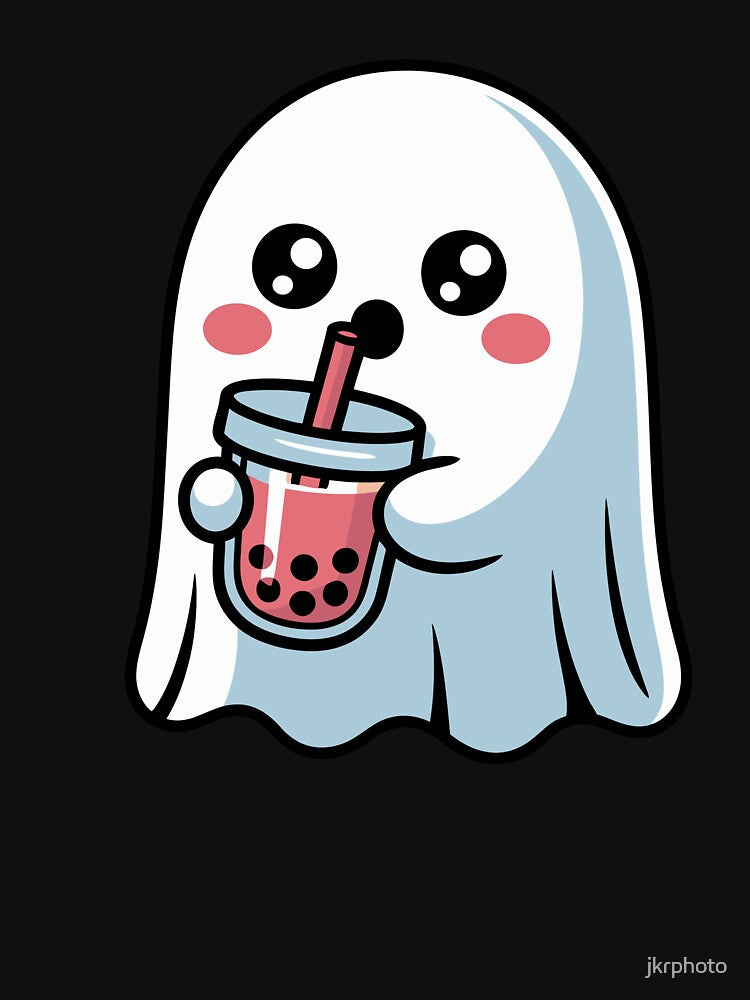 ghost and  bubble tea by jkrphoto T-Shirts, Hoodie, Sweatshirt | BlankRebels.com (Image 3)